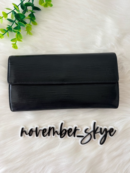 Louis Vuitton Handbags - Louis Vuitton Black Epi Sarah Wallet